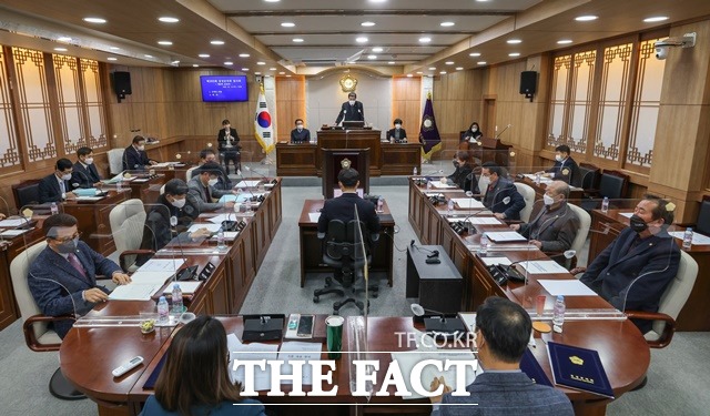 홍성군의회 본회의장. /홍성군의회 제공