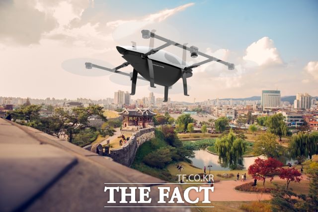 교통·치안·환경 통합감시 무인기 예상도./ 수원시 제공
