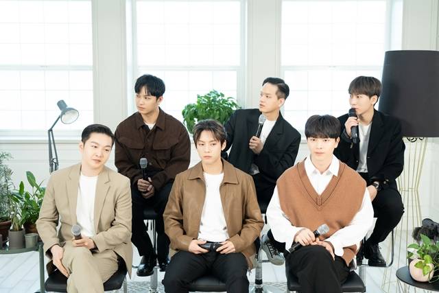 올해로 데뷔 10주년을 맞이한 비투비는 타이틀 곡 노래에 관해 비투비하면 떠오르는 것이자 가장 자신있는 것이 바로 노래라고 설명했다. /큐브엔터테인먼트 제공