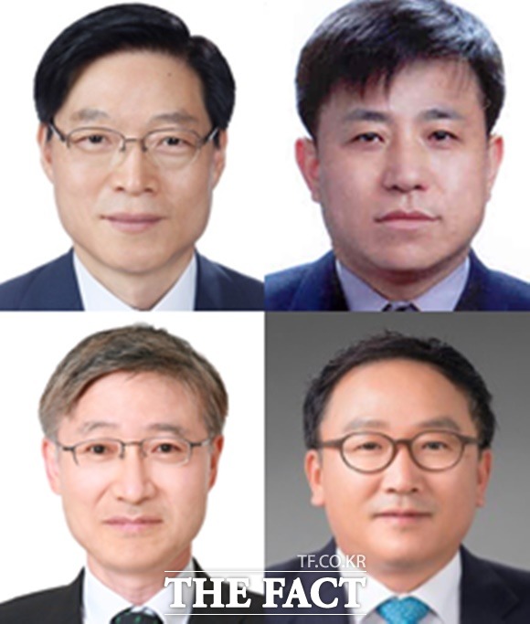 하나금융그룹이 하나카드, 하나캐피탈, 하나생명, 하나저축은행 등 4개 주요 관계사의 대표이사 사장 후보를 추천했다. 왼쪽부터 시계방향으로 권길주 하나카드 사장, 박승오 차기 하나캐피탈 사장 후보, 정민식 차기 하나저축은행 사장 후보, 이승열 차기 하나생명 사장 후보의 모습이다. /하나금융그룹 제공