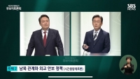  [대선 토론] 尹 vs 李, '사드배치·선제타격' 불꽃 공방