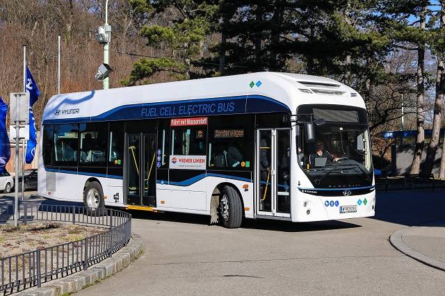 현대차 수소전기버스 일렉시티 FCEV가 해외 최최로 오스트리아 시내버스 정규노선에 투입된다. /현대차 제공