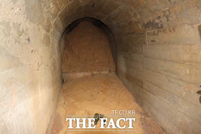 광주 서구 505보안대 인근 지하벙커 내부 모습(2021년 5월 발견)./일제 강제동원 시민모임 제공