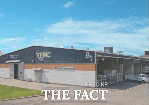 네온 등 산업용 특수가스를 생산하는 충북 보은의 TEMC 공장 전경. 사진=TEMC