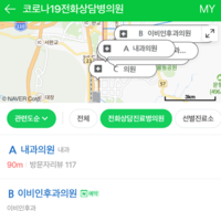  네이버·카카오, 재택치료 '상담·처방' 가능 병·의원 정보 제공
