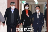  국무회의 참석하는 박범계-전현희-한상혁 [포토]