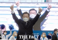  남양주 찾아 투표 독려하는 이재명 후보 [TF사진관]