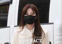  사전투표소 찾은 양지은, '단아한 외모' [TF사진관]