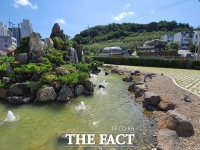  예산군 주교도시숲 인공폭포 7일부터 가동