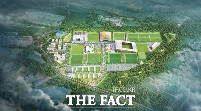 대한민국축구종합센터 조감도. / 천안시 제공