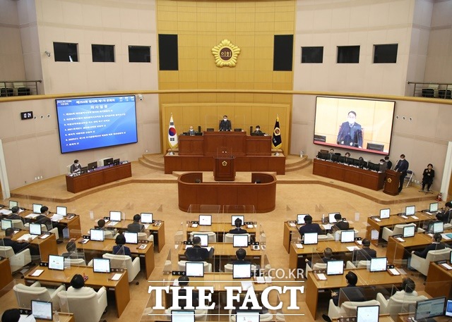 대전시의회는 15일 오전 제264회 임시회를 개회했다. / 대전시의회 제공
