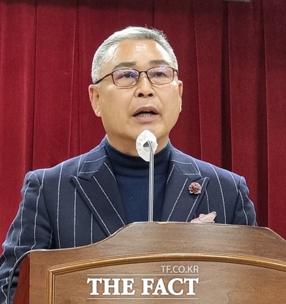 공주시의회 이창선 의원이 16일 공주시장 출마를 선언했다.