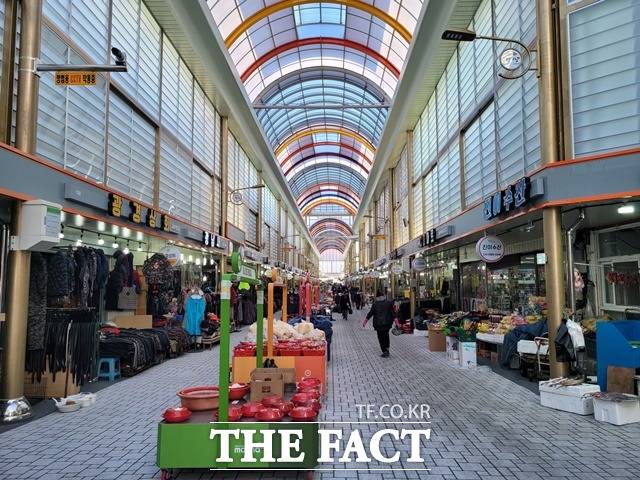 진주 중앙·논개시장 전경/진주시 제공