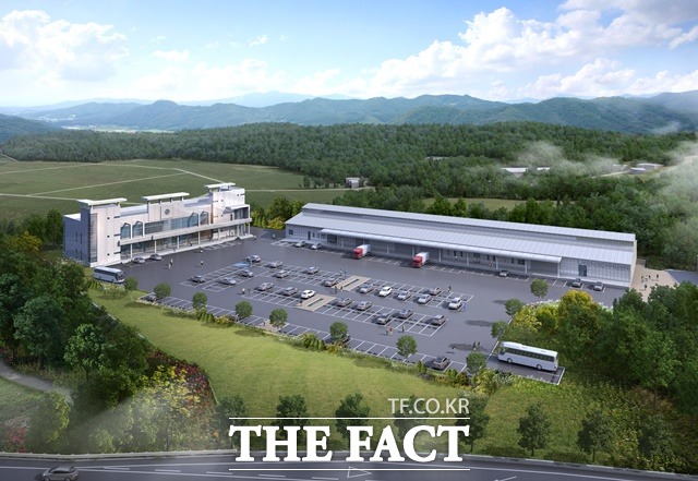 홍성군 지역농산물의 공급거점 ‘먹거리종합지원센터’ 조감도. / 홍성군 제공