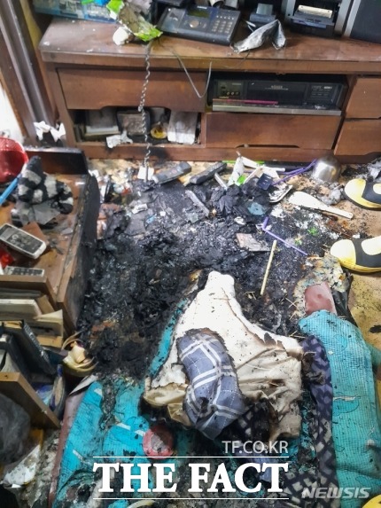 달서구 월성동 아파트 화재/대구소방안전본부 제공