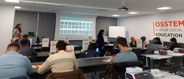 오스템임플란트 터키법인 임플란트연수센터에서 교육이 이뤄지고 있다. /오스템임플란트 제공