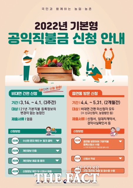 정읍시 관계자는 “기본형 공익직불금은 농민소득안정에 기여도가 높은 직불금인 만큼, 실제로 농사짓는 농업인 모두가 신청해 혜택을 받을 수 있도록 안내와 홍보에 최선을 다 하겠다”고 말했다. / 정읍시 제공
