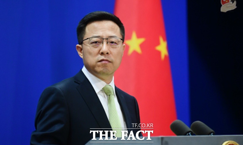 자오리젠 중국 외교부 대변인./글로벌타임스