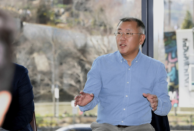 정의선 현대차그룹 회장이 차세대 모빌리티를 주도하는 회사로 만들기 위해서는 변화를 주도할 순발력이 필요하다고 강조했다. /현대차그룹 제공