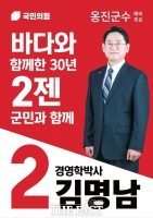  김명남 옹진군수 예비후보, 유정복 지지 선언