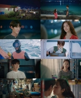  '우리들의 블루스' 한지민·김우빈, 키스 직전 '숨멎' 엔딩...시청률 9.2%