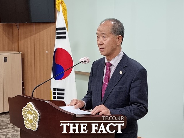 이승구 예산군의회 의장이 오는 6.1 전국동시지방선거에서 불출마를 선언했다. / 예산 = 최현구 기자