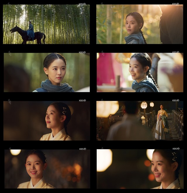 배우 강한나가 붉은 단심에서 짧지만 강렬한 첫 등장으로 앞으로의 방송에 대한 기대감을 높였다. /KBS2 방송화면 캡처