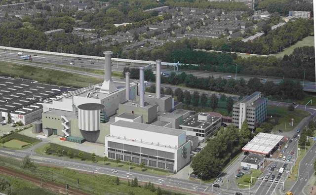 한화임팩트의 자회사인 네덜란드 토마센 에너지가 유럽 최대 전력공급업체 유니퍼의 수소혼소 가스터빈 개조 사업을 수주했다. 사진은 유니퍼 가스터빈 발전소 전경. /한화 제공