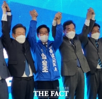  양승조 충남지사 후보 선거사무소 개소… 이낙연 '대한민국의 지도자로 키워달라'