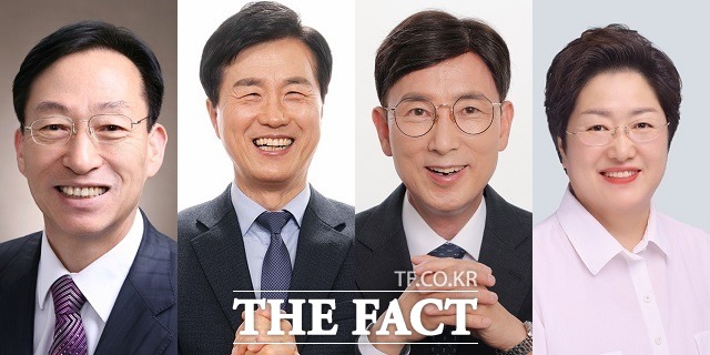 대전교육감 선거에 출마하는 (사진 왼쪽부터)설동호·성광진·김동석·정상신 후보. / 선관위 홈페이지 캡쳐