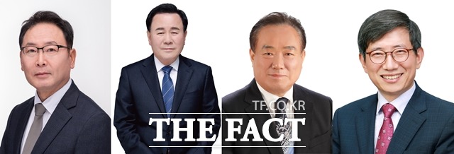 오는 6.1지방선거 후보등록이 모두 마감된 가운데 충남교육감 후보로 김영춘, 김지철, 이병학, 조영종 후보(왼쪽부터)가 나섰다. / 더팩트 DB