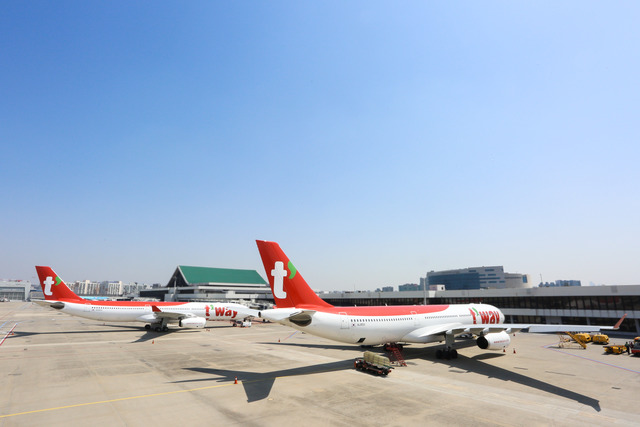티웨이항공이 인천~싱가포르 노선에 신규 취항했다. /티웨이항공 제공