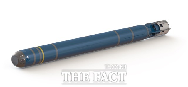 품질인증사격시험을 통과한 국산 중어뢰 범상어./LIG넥스원