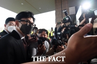  취재진에 둘러싸인 한동훈 법무부 장관 [포토]