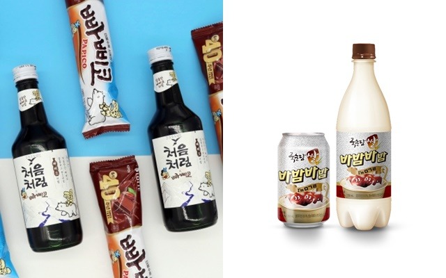 업계에 따르면 주류업체들은 지난해에도 인기 아이스크림에 주류를 입힌 제품을 출시해왔다. /롯데칠성음료(왼쪽)·국순당 제공