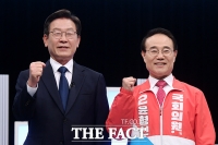  격전지 인천 계양을…이재명 '땅, 불, 바람, 물, 마음' VS 윤형선 '윤석열 정부를 위하여'