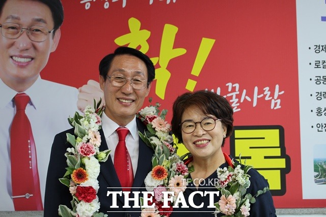 국민의힘 이용록 후보가 홍성군수에 당선됐다. / 이용홍 캠프 제공