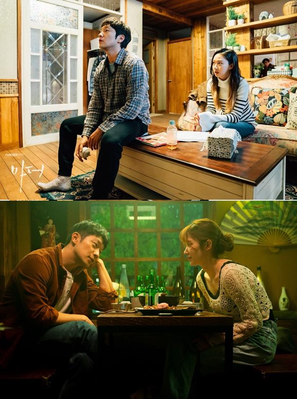 배우 손석구는 지난 2018년 tvN 드라마 마더(위)와 2021년 영화 연애 빠진 로맨스에 출연해 다채로운 연기를 펼쳤다. /드라마, 영화 스틸컷