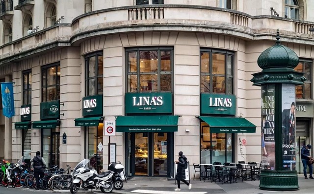 SPC그룹이 프랑스 샌드위치·샐러드 전문 브랜드 리나스(Linas)를 인수했다. 사진은 리나스 프랑스 오스만점. /SPC그룹 제공