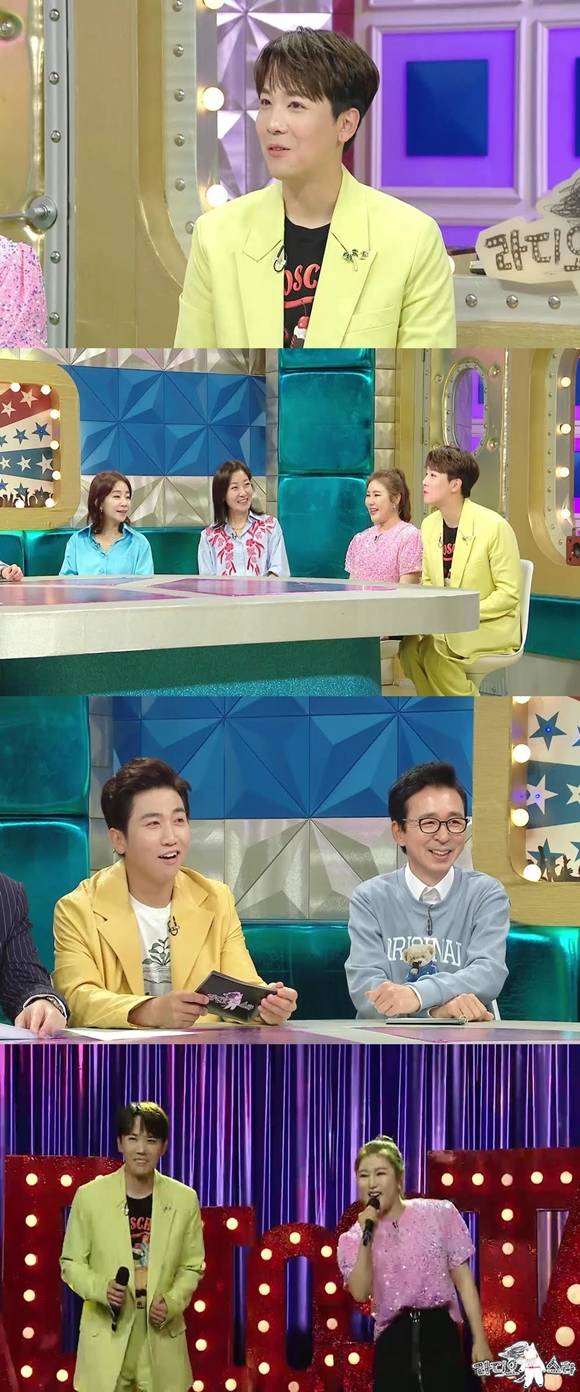 가수 이홍기가 8일 방송된 MBC 라디오스타에서 남다른 입담으로 시청자들을 사로잡았다. /방송화면 캡처