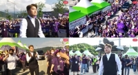  김호중 소집해제 후 첫 공식무대 '평화콘서트'서 팬심 폭발
