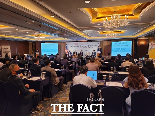 정도영 경기도 경제기획관이 13일 서울 롯데호텔에서 열린 말레이시아 내 최대 지방정부인 슬랑오르(Selangor)주와의 ‘무역 및 투자 간담회’에서 인사말을 하고 있다. /경기도 제공