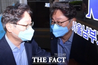  '패스트트랙 충돌 공방'… 법정 향하는 박범계 전 법무부 장관 [TF사진관]