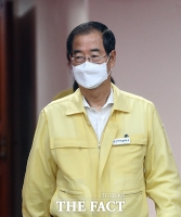  코로나19 중대본 회의 참석하는 한덕수 총리 [포토]