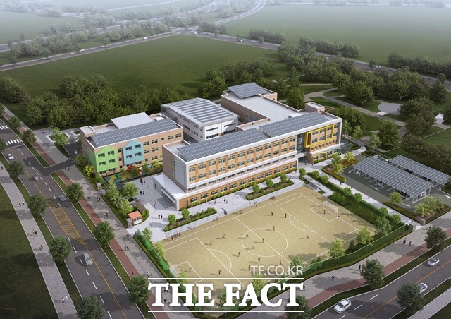 (가칭)새나루초등학교 조감도. / 세종시교육청 제공.