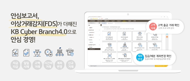 KB국민은행이 KB사이버브랜치를 고도화했다. /국민은행 제공