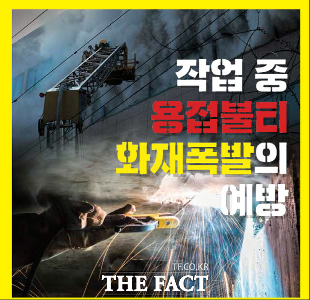 용접불티 포스터/해남소방서 제공