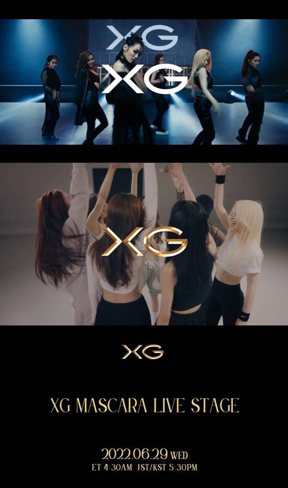 걸그룹 엑스지가 29일 신곡 MASCARA를 발표하고, 데뷔 처음으로 라이브 스테이지를 공개한다. /XGALX 제공