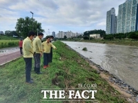  주광덕 남양주시장, 취임 첫 일정...수해 현장 방문