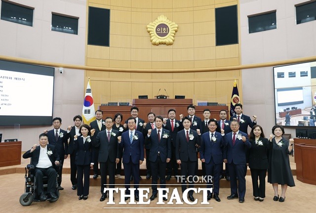 제9대 대전시의회 기원식이 8일 오전 본회의장 3층에서 열렸다. / 대전시의회 제공